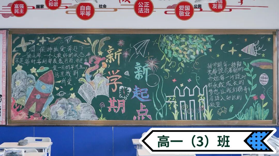 班级黑板报上新|一笔一画绘青春,一字一句藏初心 班级黑板报上新|一笔一画绘青春,一字一句藏初心