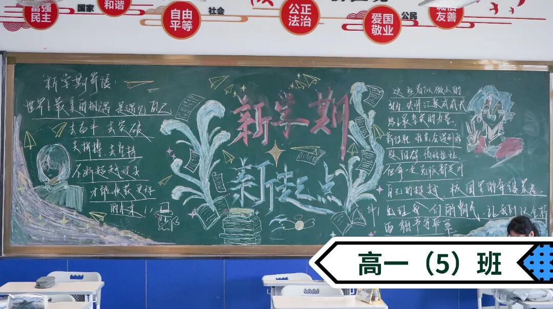班级黑板报上新|一笔一画绘青春,一字一句藏初心 班级黑板报上新|一笔一画绘青春,一字一句藏初心