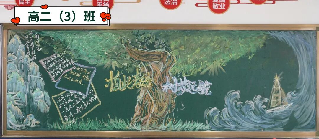 班级黑板报上新|一笔一画绘青春,一字一句藏初心 班级黑板报上新|一笔一画绘青春,一字一句藏初心